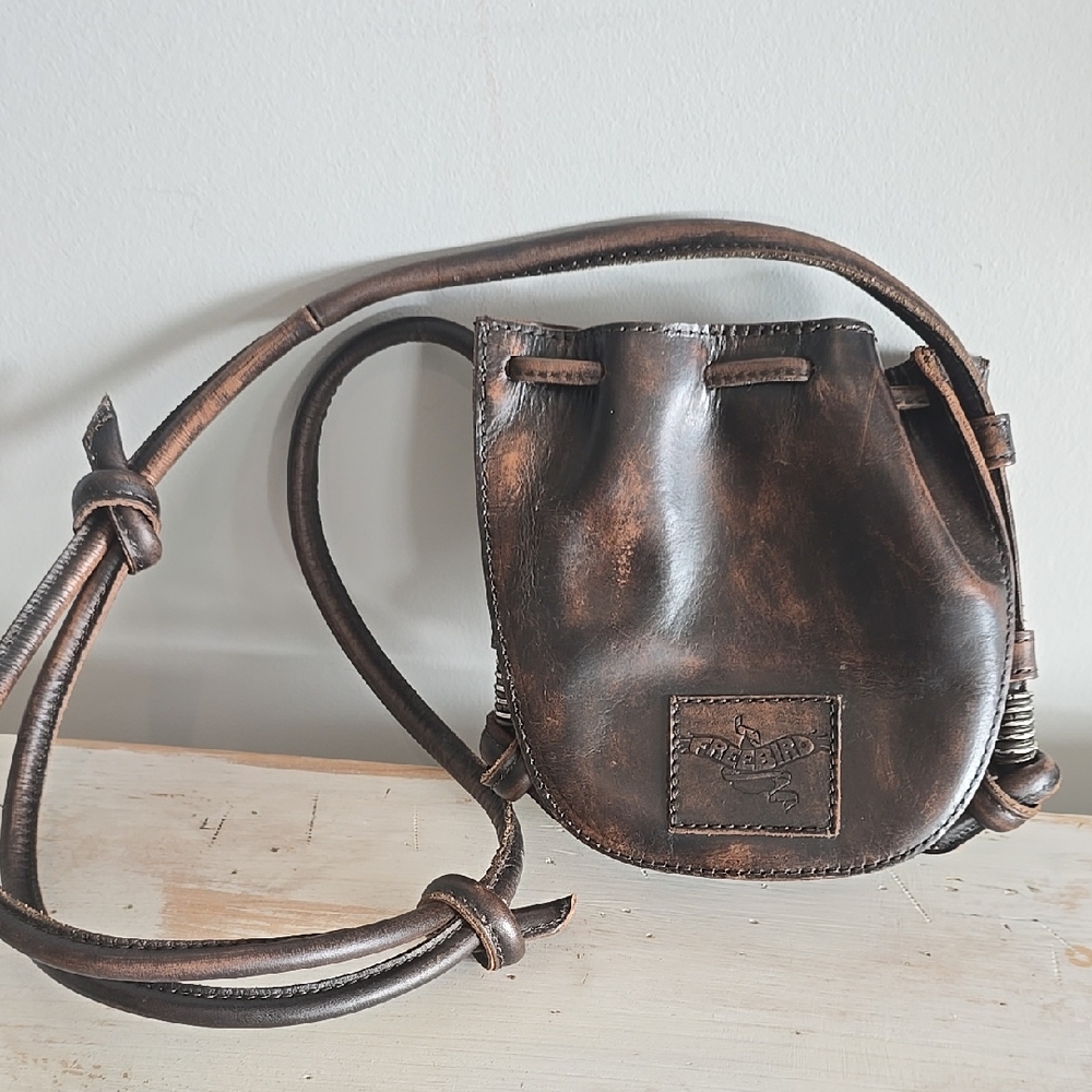 Freebird By Steven Leather Crossbody - Picture 2 of 11